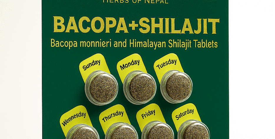 Sourced from the high Himalayas, our purified Shilajit is rich in fulvic acid and minerals to support stamina, energy, and cellular vitality. Paired with adaptogenic Bacopa Monnieri known in Ayurvedic tradition for enhancing memory, focus, and mental clarity — this blend is designed to nourish both body and mind.